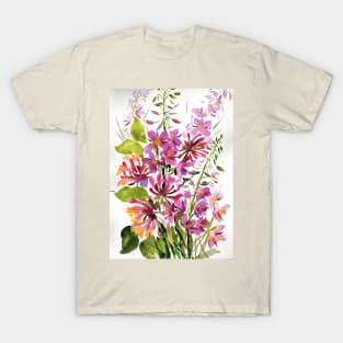 Spring Bloom Watercolor Painting T-Shirt